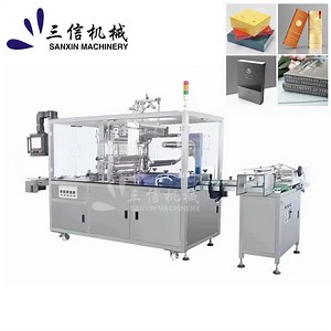 [Hot Item] Automatic Folding and Shrinking Transparent Film Cigarette Box Packaging Machine