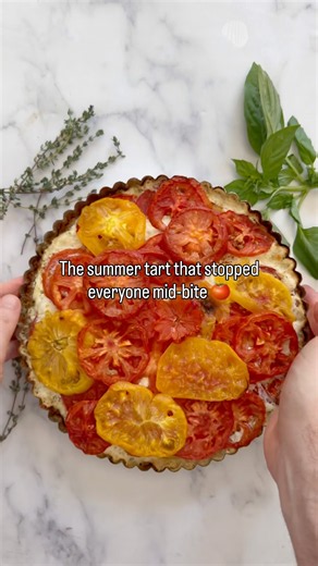 The summer tart that stopped everyone mid-bite 🍅