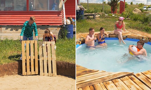 1M views · 3.8K reactions | How to build a backyard pool in one day | 5-Minute Crafts Men | Facebook