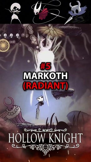 RANKING THE TOP 8 BOSSES IN HOLLOW KNIGHT (HK + SILKSONG) #hollowknight