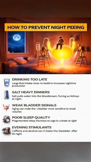 Stop Nighttime Peeing Forever Now #health #wellness #healthtips #shorts