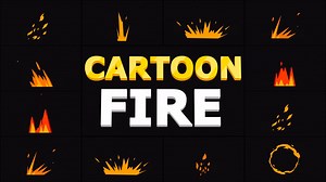 Cartoon Fire Motion Graphics Is Stunning Stock Footage SBV-348459841 - Storyblocks