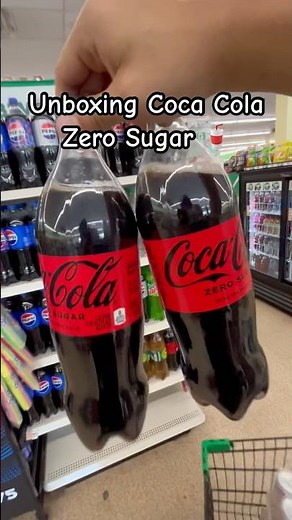 Unboxing Coca Cola Zero Sugar 🥤
