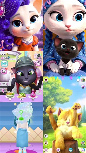 My Talking Angela 😂 Silly Time #talkingangela #shorts #cat