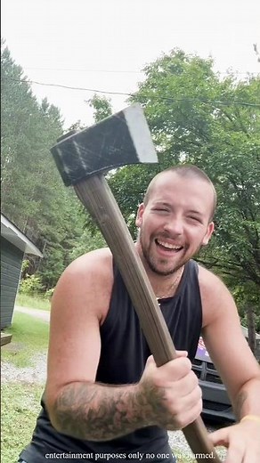 Fake Axe Prank on Uncle 😂