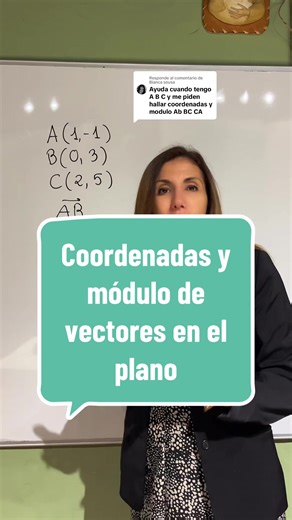 Coordenadas y módulo de vectores: Explicación práctica