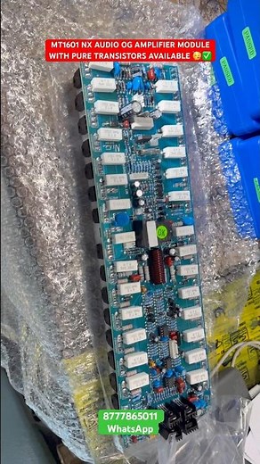 MT1601 NX AUDIO OG AMPLIFIER MODULE WITH PURE TRANSISTORS AVAILABLE #mt1601 #amplifierrepair #djbox
