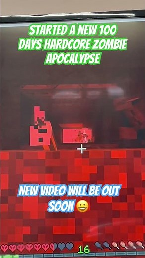 100 days zombie apocalypse. Hardcore Minecraft with blood moon and hoards of zombies. #forgelabs
