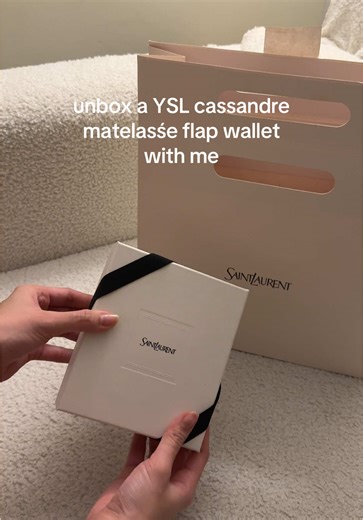 here's an unboxing video of my new YSL wallet 💳 So cute, compact & functional! 🔎 #wallet #unboxing #review #compactwallet #ysl #yvessaintlaurent