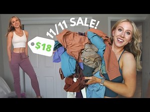 HUGE AliExpress Affordable Activewear Haul | 11/11 Sale!