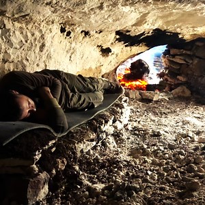 1.9M views · 11K reactions | Build cave with fire like our ancestors #fire #survival #winter #campinglife #diy #craft #camping #shelter #mrsulo #diyprojects #wintercamping #snowstorm #wilderness #mountain #wildlife #primitive #wild #nature #cave #bushcraft #UNDERGROUND #asmr #adventure #extreme #dugout #stonedugout #outdoors #heavyrain #underground #cooking | Mr. Sulo | Facebook