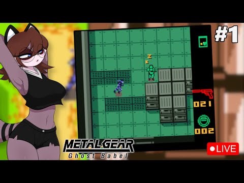 Apparently This Game is Really Good? - Metal Gear Ghost Babel Part 1 #envtuber #metalgearsolid #mgs
