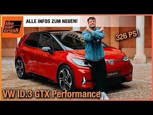 VW ID.3 GTX Performance (2024) Alle Infos zum Facelift mit bis zu 326 PS! Review | Test | Innenraum