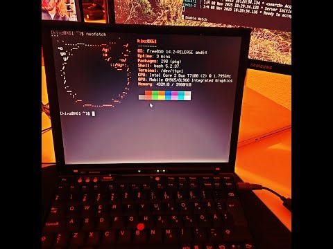 FreeBSD on ThinkPad X61: chill setup chat
