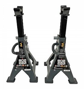 Car Jack Axle Stand Pair Alex Stands 3 Ton Each Heavy Duty Car Caravan 6 Ton Cap  | eBay UK