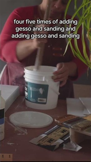 Don't skip this step #oilpainting #gesso