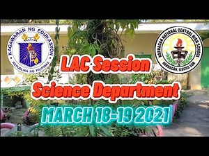 LAC Session 2021 - Science Department