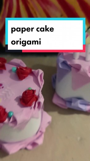 Mini Paper Cake Origami Tutorial