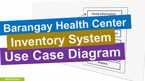 Barangay Health Center Medicine Inventory System Use Case Diagram - iNetTutor.com