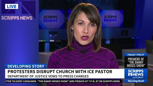 Protesters disrupt church service in Minneapolis