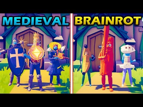 MEDIEVAL TEAM vs ITALIAN BRAINROT - Totally Accurate Battle Simulator | TABS