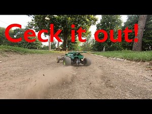 The Frog: Vintage Tamiya 1:10 RC 2WD buggy. Walk around and test