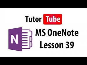MS OneNote Tutorial - Lesson 39 - Handwriting to Types Text Conversion