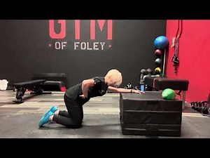 Box Extension Shoulder & Lat stretch (w/added rotation)