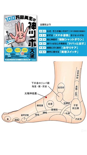 足の反射区 #自律神経 #あるある
