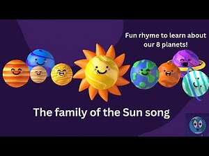 The Family Of The Sun Song for toddlers | Planets song for kids | Learn about the planets.