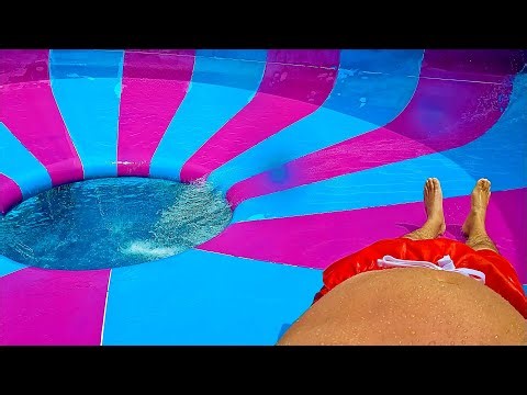Swirl and Slide: Bowl Waterslide at Wet'n Wild São Paulo 🇧🇷