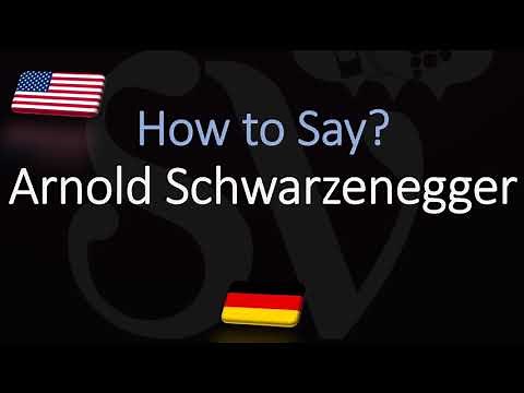 How to Pronounce Arnold Schwarzenegger? (CORRECTLY)