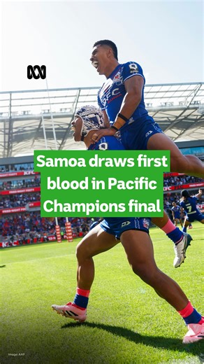 65K views · 1.2K reactions | Who else but Brian To’o! Toa Samoa were the first to cross the line in the 2025 men’s Pacific Championship final and the majority Samoan crowd let us know about it. Listen to the Pacific Championships live and ad-free on the ABC Listen app:https://ab.co/4nHqBQ7 | ABC Sport | Facebook