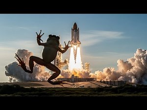A frog Photobombed NASA During a Shuttle launch and the Moment was Captured Perfectly