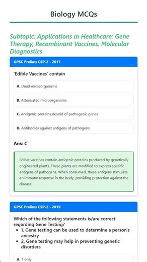 Applications in Healthcare: Gene Therapy, Recombinant Vaccines, Molecular Diagnostics