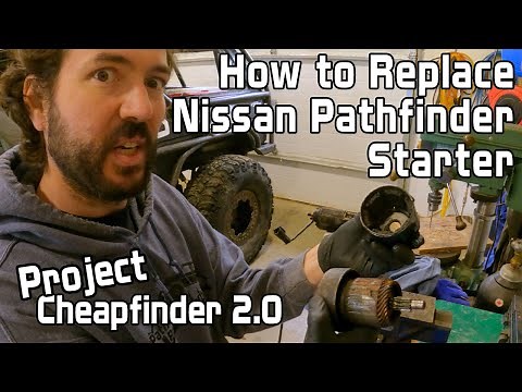 How to Replace a Starter on a Nissan Pathfinder or Hardbody (VG30 Engine)