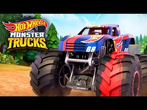 Hot Wheels Monster Trucks Race to Win the Cup! + More Cartoons for Kids 🏆 | Hot Wheels