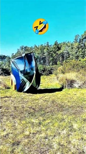 HE FLIPPED THE WHOLE TENT! 🐍😂#SnakePrank #CampingFail