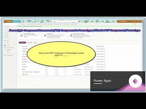 PowerApps Component Framework (PCF) Component in PowerApps | What is PCF Component | PowerApps