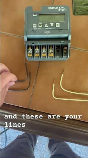 Intermatic DT101 240v wiring (make sure the toggle is set to 240v on the back!)