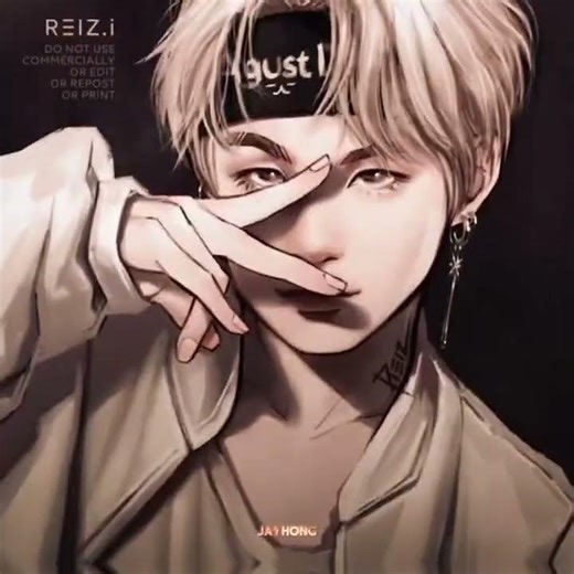 My favorite Suga fanart ✨ #AgustD #AnimeArt #BTS