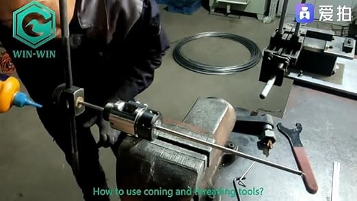 HP tube Coning and threading tool using instruction
