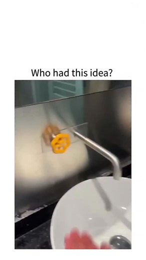 Wasted on Instagram: "The post showcases a video of a public restroom sink equipped with an industrial-style yellow valve wheel handle, requiring multiple full rotations to dispense water, turning handwashing into a comically laborious process. From @DesignSlop , a popular account critiquing everyday design failures ("design crimes"), it highlights how this overengineered fixture prioritizes aesthetics over usability, amassing 32,000+ likes and 1M+ views. Ergonomically, such multi-turn valves st
