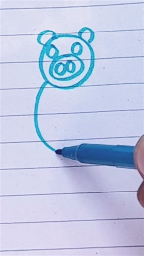 🩵 piggy drawing 🩵