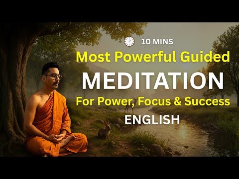 10-Minute Guided Meditation | Calm Mind, Deep Focus & Inner Peace 🧘‍♂️|Panchajanya IAS