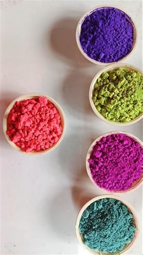 ASMR Baking Soda Colourful Crush