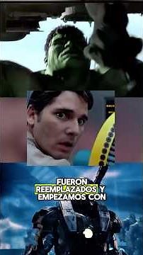 Marvel actors who were replaced: Hulk was played by Eric Bana, Ruffalo, and Norton