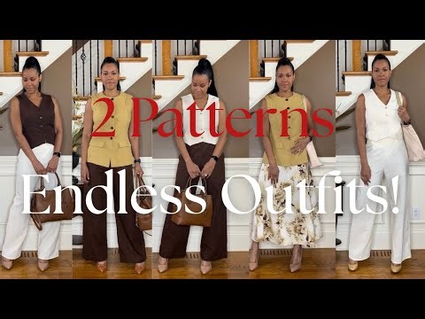 2 Patterns, Endless Outfits | DIY Fall Capsule Wardrobe Sewing Guide