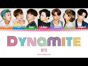 BTS (방탄소년단) - Dynamite Lyrics [Color Coded]