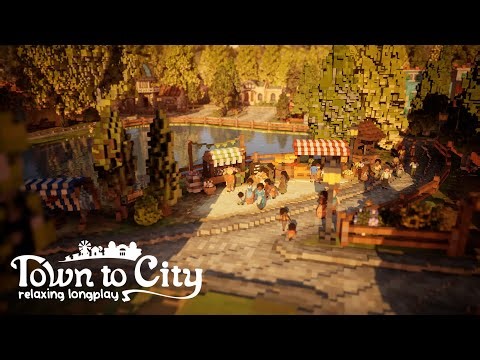 Minecraft builder tries cozy town building | Town to City Relaxing Longplay (No Commentary)